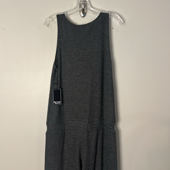 Michael Lauren Zip Front Jumpsuit in Charcoal - Picture 7 of 8